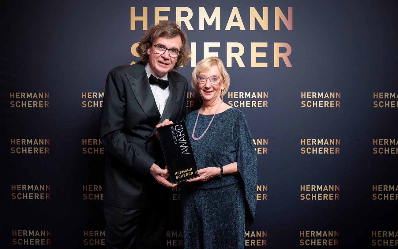 Award-Verleihung bei Hermann Scherer